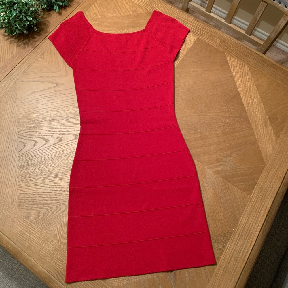 XL Fitted Red Dress